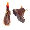 TRICKER\'S Scarpa traforata con lacci, alta marrone
