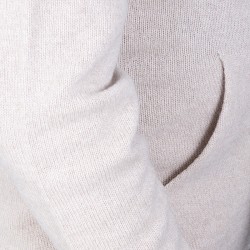 AROVESCIO maglia felpa con cappuccio ART. 13108 COLORE BEIGE