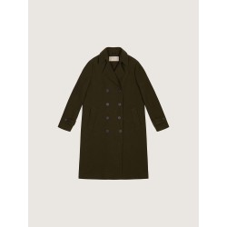 CIRCOLO 1901 Cappotto doppiopetto militare 100% lana vergine  Art. FD2557