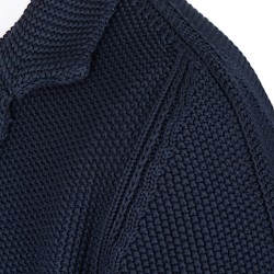 AROVESCIO giacca maglia punto riso art. S23M1013 col. blu
