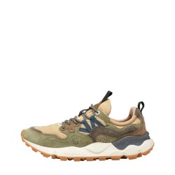 FLOWER MOUNTAIN Yamano suede/nylon col. military beige