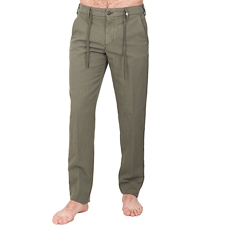 MYTHS  Pantaloni lino/lyocell lavato art. 24M12L 80