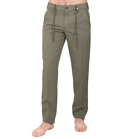 MYTHS  Pantaloni lino/lyocell lavato art. 24M12L 80