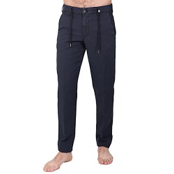 NYTHS pantaloni lino lyocell art. 24m12L80 col. blu