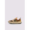 FLOWER MOUNTAIN suede nylon col. taupe-brown