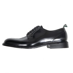 GREEN GEORGE Derby f.do cuoio nero ART. 3029 POLISHED NERO WASH
