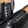 GREEN GEORGE Derby f.do cuoio nero ART. 3029 POLISHED NERO WASH