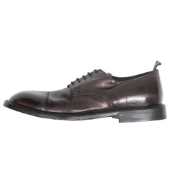 GREEN GEORGE Derby puntina, invecchiata f.do cuoio col. marrone  ART.6012 MAREMMA 432 WASH