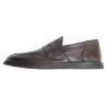 GREEN GEORGE Mocassino ciabatta f.do gomma marrone ART.1013 MAREMMA 432 WASH
