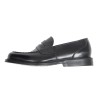 GREEN GEORGE Mocassino f.do  cuoio nero ART.7054  POLISHED NERO WASH