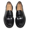 GREEN GEORGE Mocassino f.do  cuoio nero ART.7054  POLISHED NERO WASH