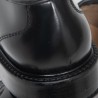 GREEN GEORGE Mocassino f.do  cuoio nero ART.7054  POLISHED NERO WASH