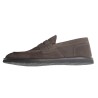 GREEN GEORGE Mocassino scamosciato ciabatta f.do gomma  marrone ART.1013 LIGHT375