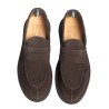 GREEN GEORGE Mocassino scamosciato ciabatta f.do gomma  marrone ART.1013 LIGHT375