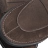 GREEN GEORGE Mocassino scamosciato ciabatta f.do gomma  marrone ART.1013 LIGHT375