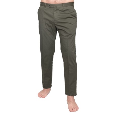 PT chino raso stretch slim verde art.DT01Z00CL1 col.Y472