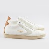 VALSPORT TOURNAMENT MIX LEATHER SUEDE BIANCO PANNA COGNAC