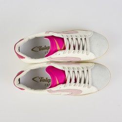VALSPORT TOURNAMENT PADDED TONGUE BIANCO/ROSA S/CREMINO ART. VT2675W