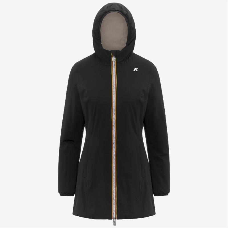 KWAY denise st warm double black/beige art.K6128UW col.BLACK PURE/BEIGE CACHEMIRE