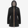 KWAY denise st warm double black/beige art.K6128UW col.BLACK PURE/BEIGE CACHEMIRE