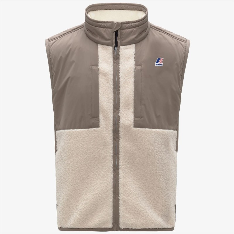   K-WAY VITAL 4.0 ORSETTO ART. K5122RW COL, A02 BEIGE TAUPE