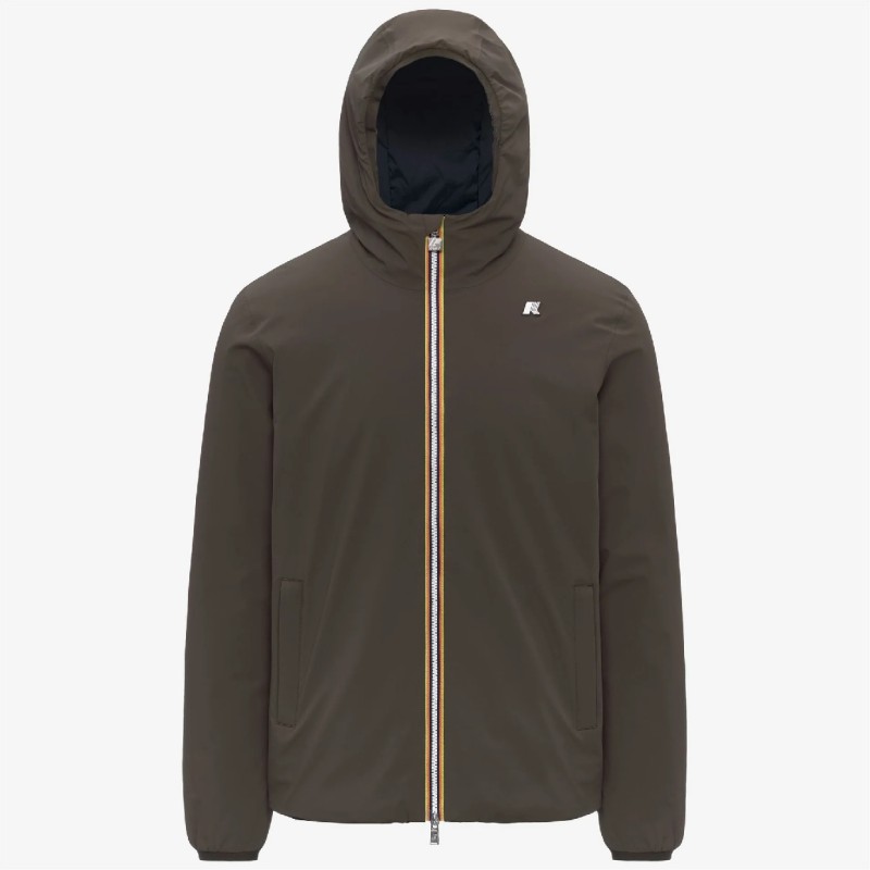 k-way jack st warm double ART. K6128VW COL. BLACK OLIVE