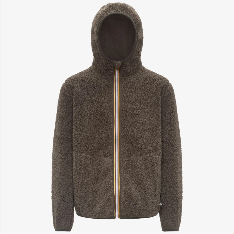 Pile KWAY Jack Sherpa K3132NWcol. black olive combo  b38