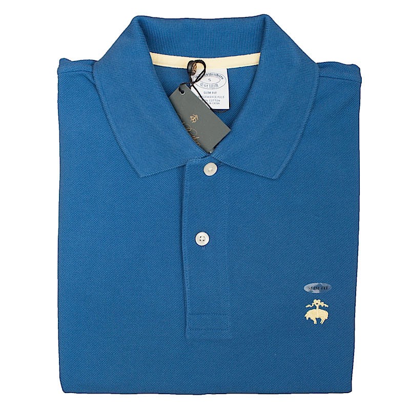 BROOKS BROTHERS POLO TINTA UNITA NAVY