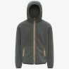   K-WAY Jack sherpa polar double ART.K3132NW COL. B2N GREEN BLACLISH COMBO