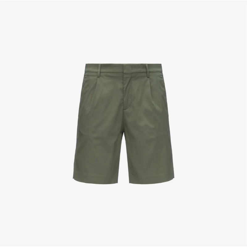 K-WAY BERMUDA SEVERE TWILL TECH ART. K6133PW COL.V 15 GREEN LICHEN