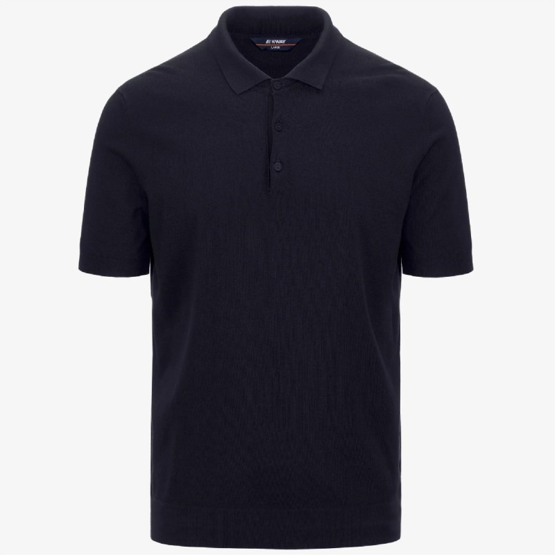 K-WAY POLO COTONE PEYNE  ART. K4126RW COL.K89 BLU DEPTH