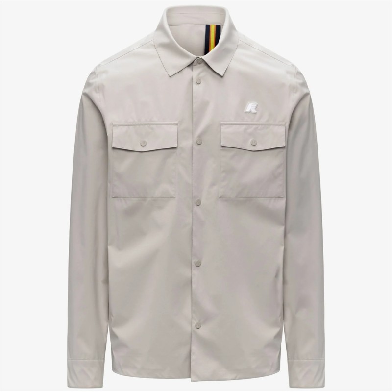 KWAY OVERSHIRT UMBERT STRETCH 2LAYERS ART.K5138MW 634 BEIGE