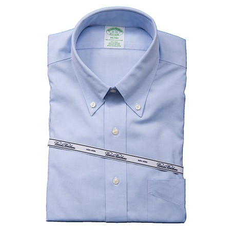 BROOKS BROTHERS CAMICIA BOTTON DOWNCON TASCHINO, NON IRON  ART. 9273